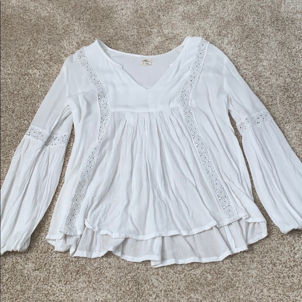 White blouse from O’Neil